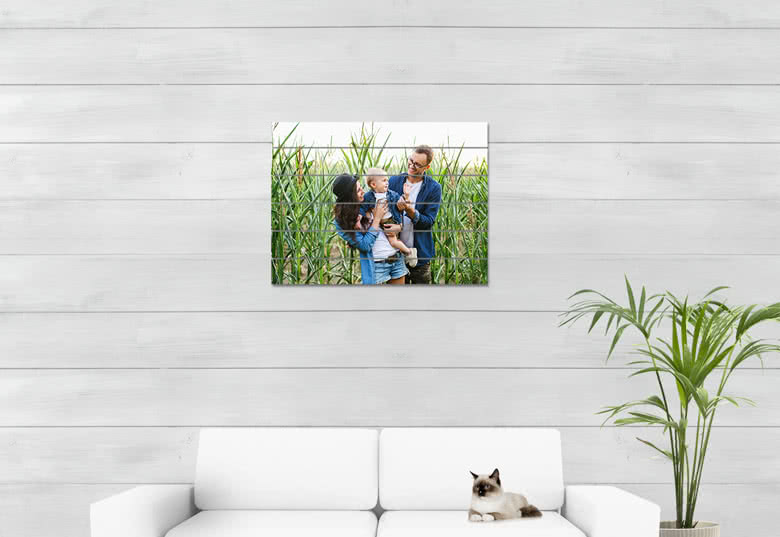 Foto auf Holzlatten 75 x 48,8 cm, Querformat