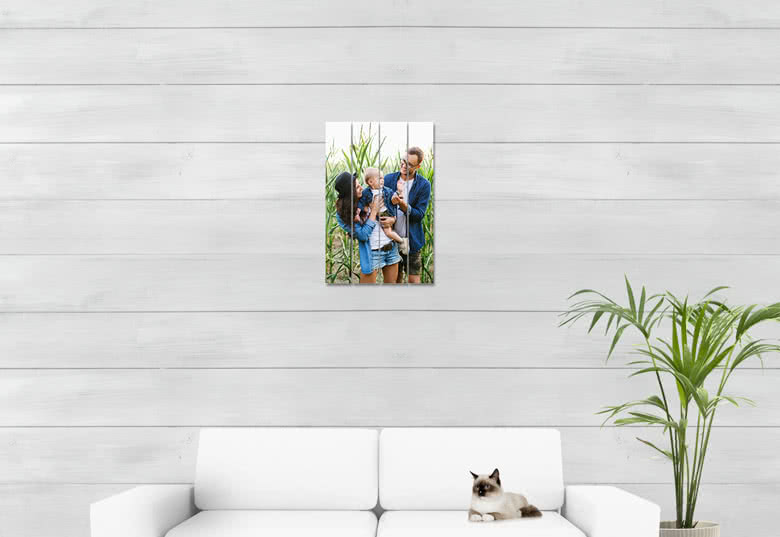 Foto auf Holzlatten 39 x 60 cm, Hochformat