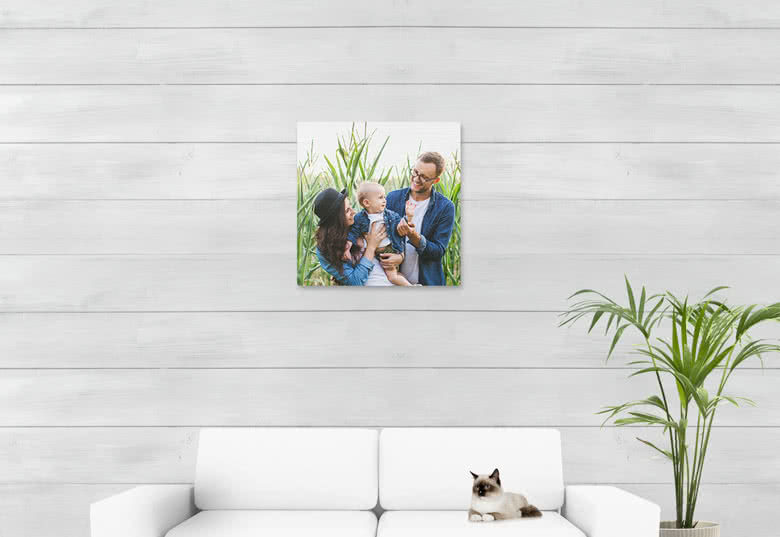 Foto auf Aluplatte gebürstet 60 x 60 cm, quadratisch