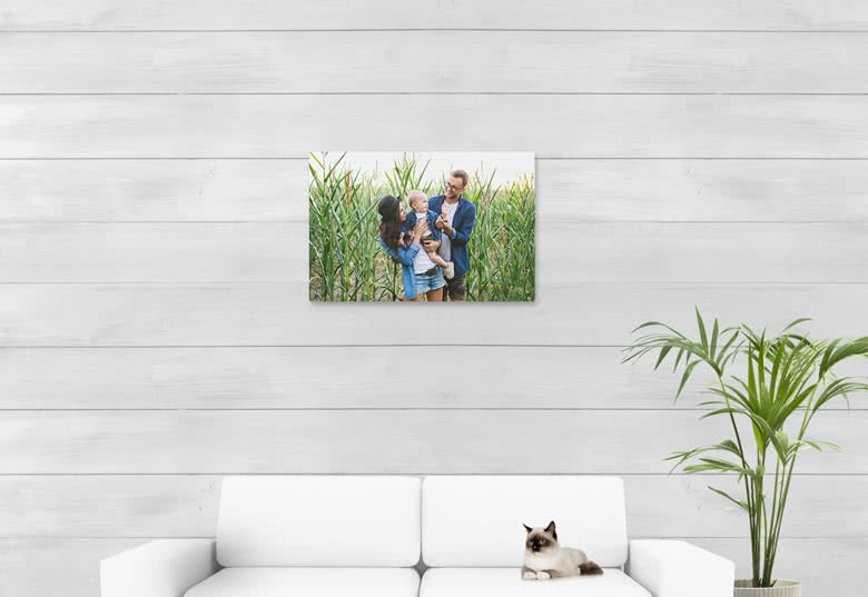 Foto auf Aluplatte gebürstet 75 x 50 cm, Querformat