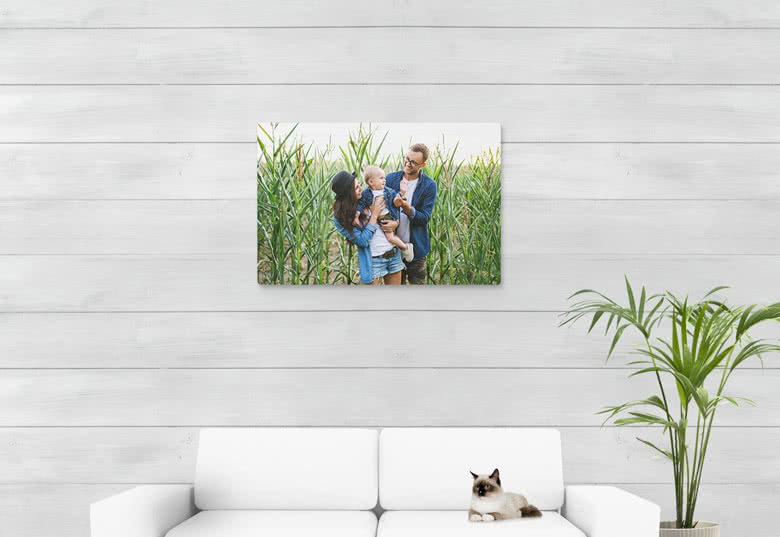 Foto auf Aluplatte gebürstet 90 x 60 cm, Querformat