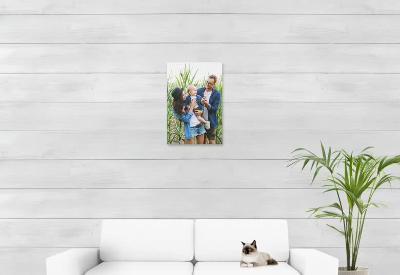 Foto auf Aluplatte gebürstet 40 x 60 cm, Hochformat