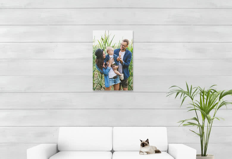 Foto auf Aluplatte gebürstet 50 x 75 cm, Hochformat