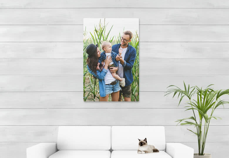 Foto auf Aluplatte gebürstet 70 x 105 cm, Hochformat