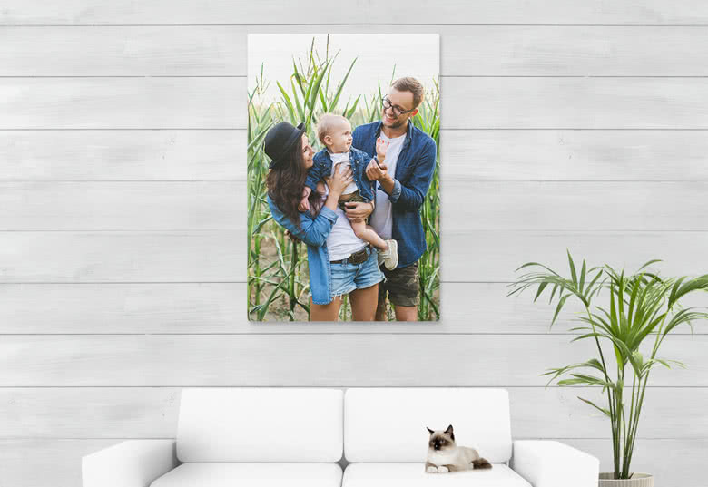 Foto auf Aluplatte gebürstet 80 x 120 cm, Hochformat