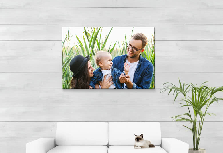 Foto-Leinwand Deluxe 120 x 80 cm – Querformat