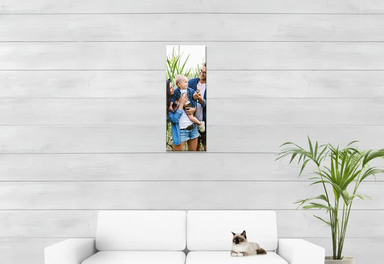 Foto-Leinwand 30 x 80 cm, Panorama hoch
