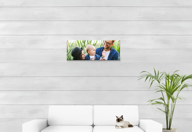 Foto-Leinwand 80 x 30 cm, Panorama quer