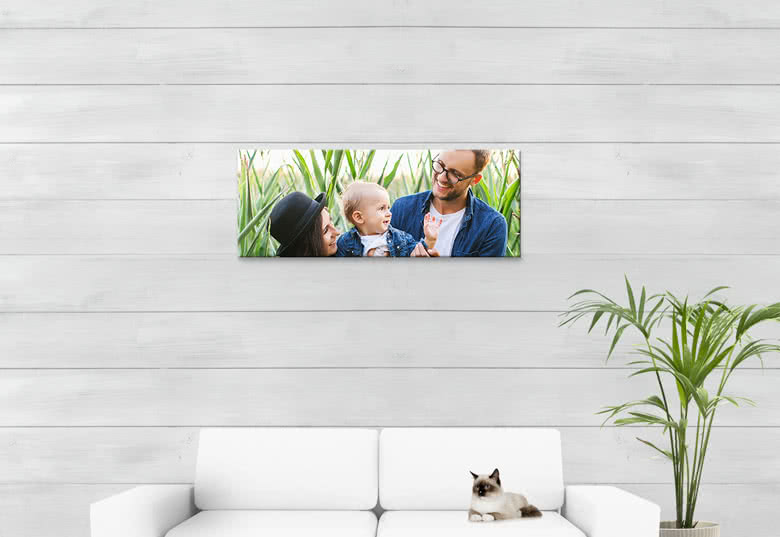 Foto-Leinwand Deluxe 105 x 40 cm – Panorama quer