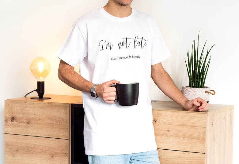T-Shirt mit Foto bedrucken – Vorderseite