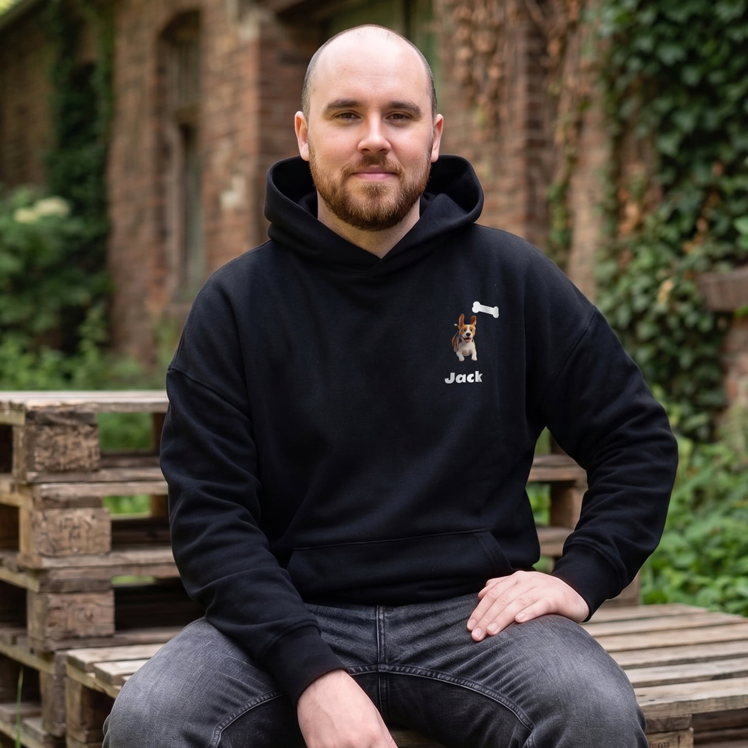 Unisex-Hoodie mit Foto – Druck auf der Vorderseite