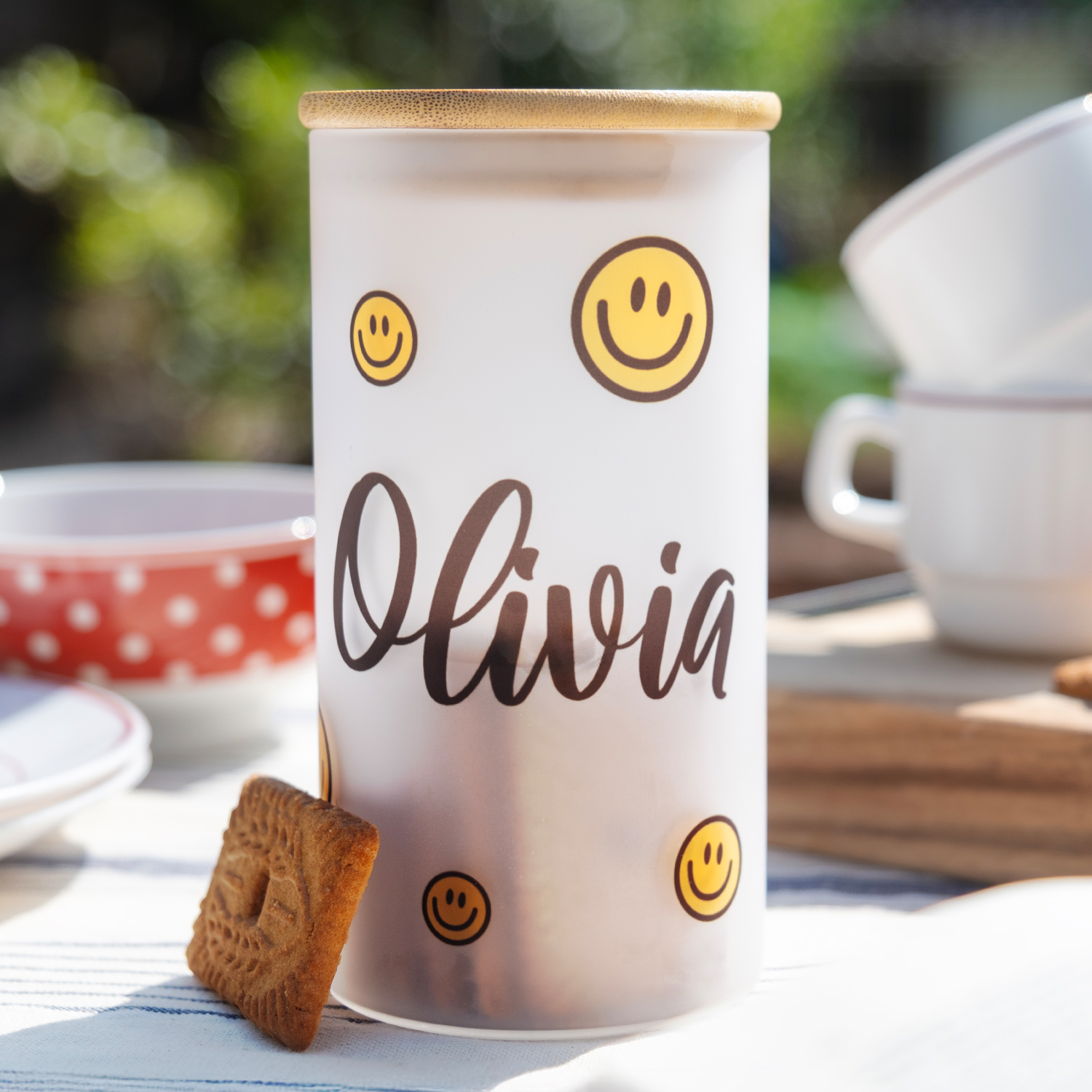 Bonbonglas mit Foto – mittel