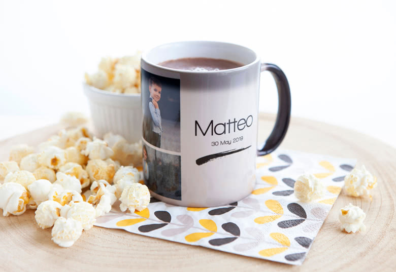 Zaubertasse mit Foto
