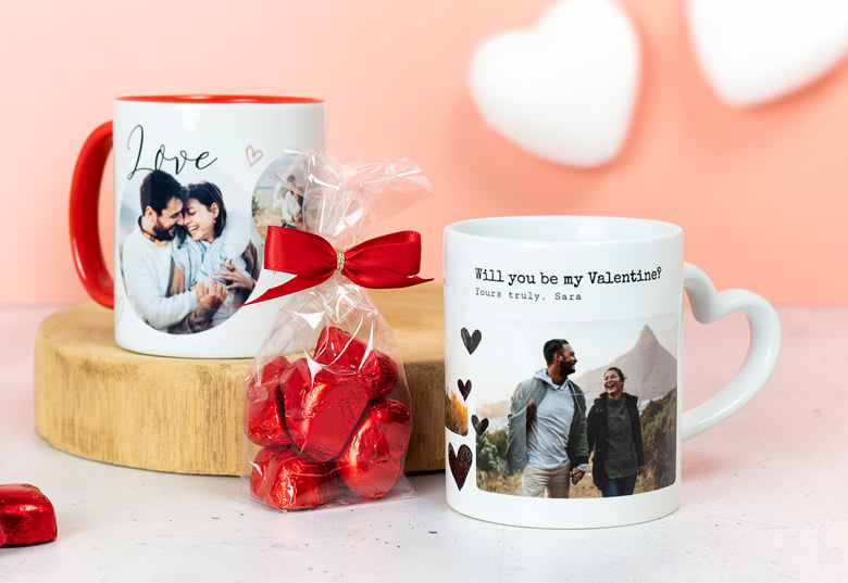 Herztasse mit Foto