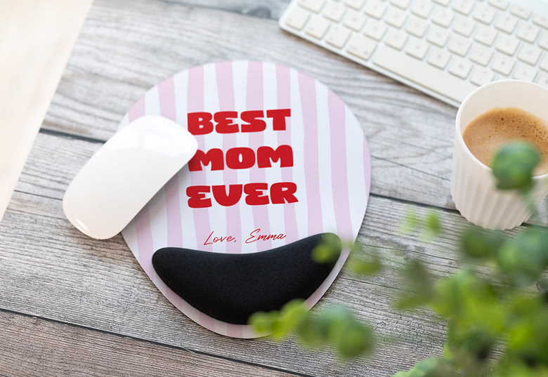 Ergonomisches Mousepad mit Foto