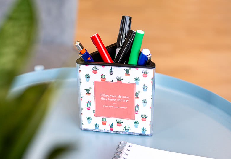 Stiftehalter-Box mit Foto
