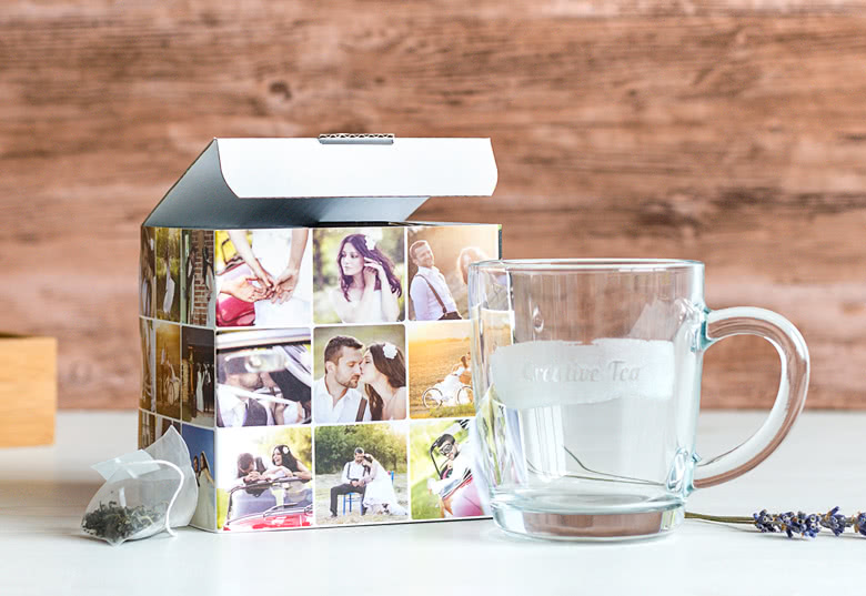 Geschenkbox klein mit Foto
