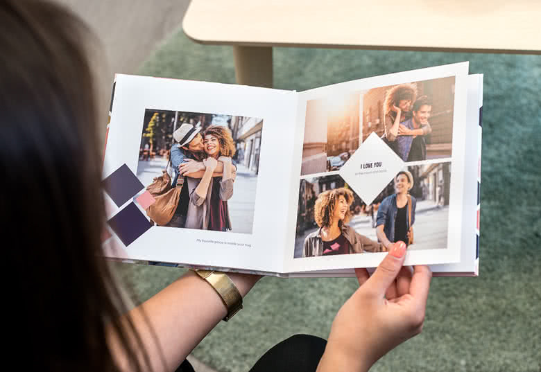 Fotobuch Large quadratisch, Hardcover mit Foto
