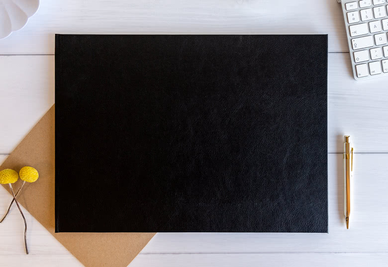Fotobuch XL quer, Hardcover Lederlook