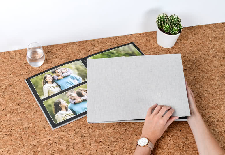 Fotobuch XL quer, Hardcover Leinen