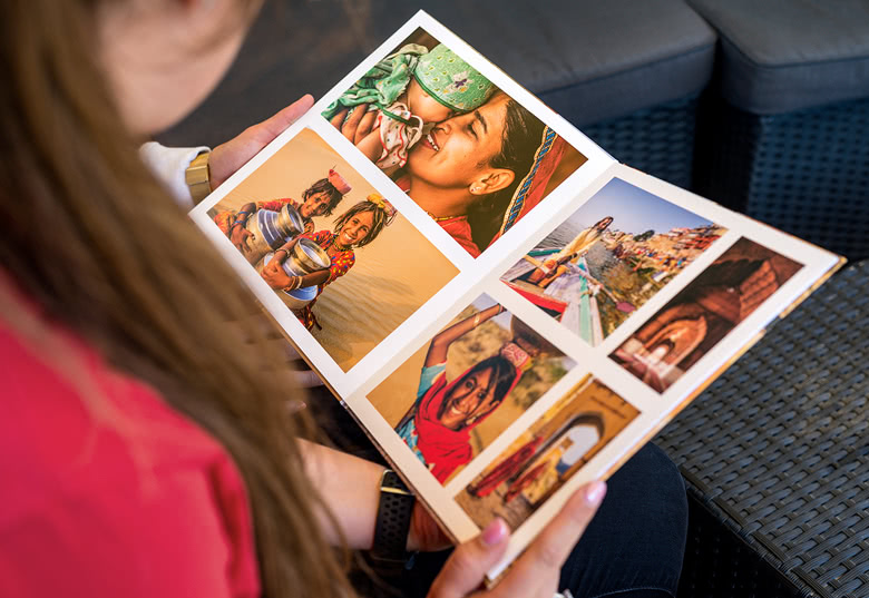 Fotobuch XL quadratisch, Hardcover mit Foto