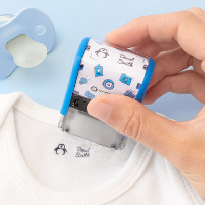 Personalisierter Namensstempel für Textilien