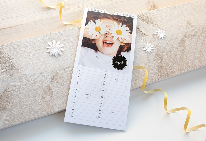 Foto-Geburtstagskalender klein