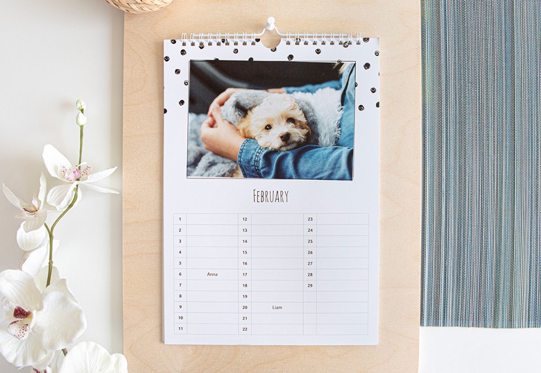 Foto-Geburtstagskalender A4