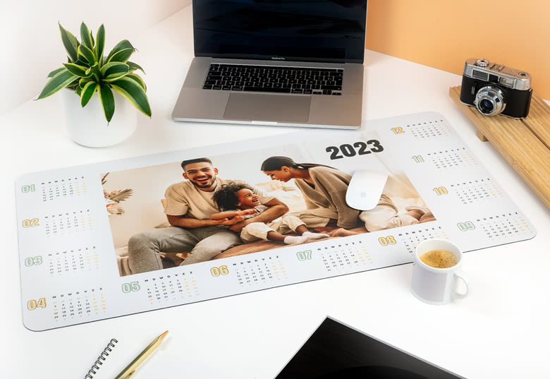 Mousepad-Kalender 2027 XXL, 80 x 40 cm