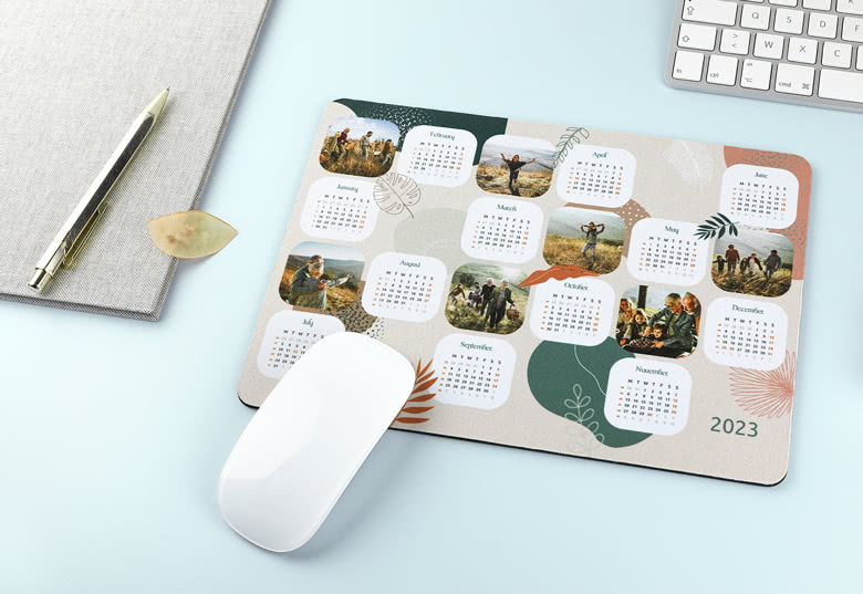 Mousepad mit Kalender 2027