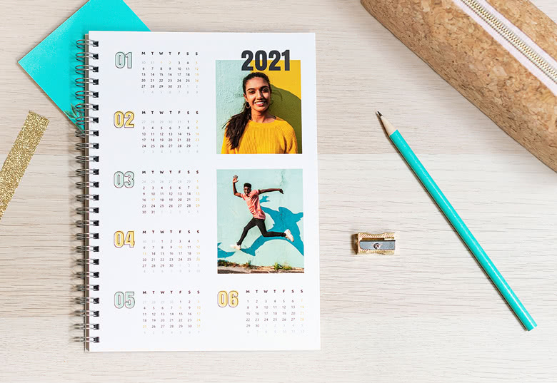 Notizbuch mit Kalender 2027 A5