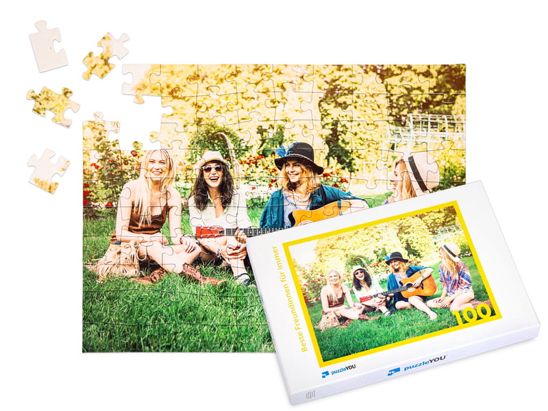 Fotopuzzle mit 100 Teilen