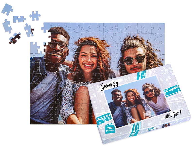 Fotopuzzle mit 200 Teilen