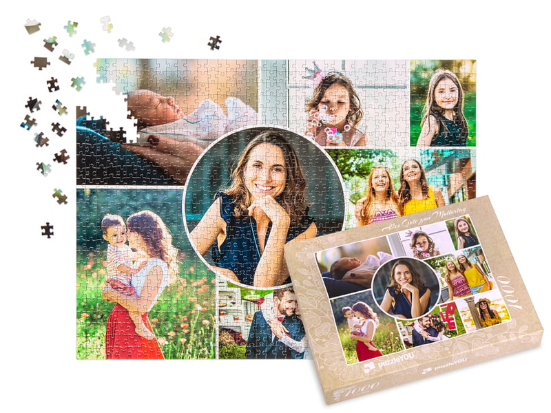 Fotopuzzle als Collage mit mehreren Bildern