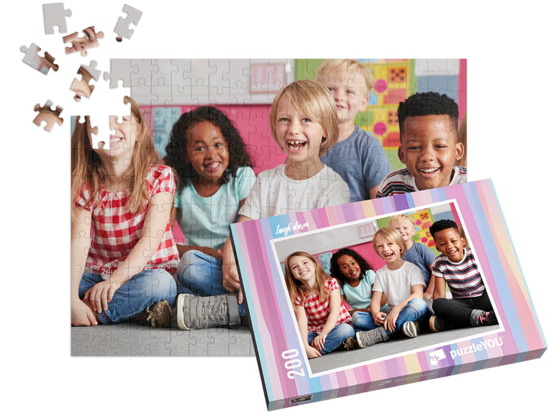 Kinder-Fotopuzzle mit 200 Teilen