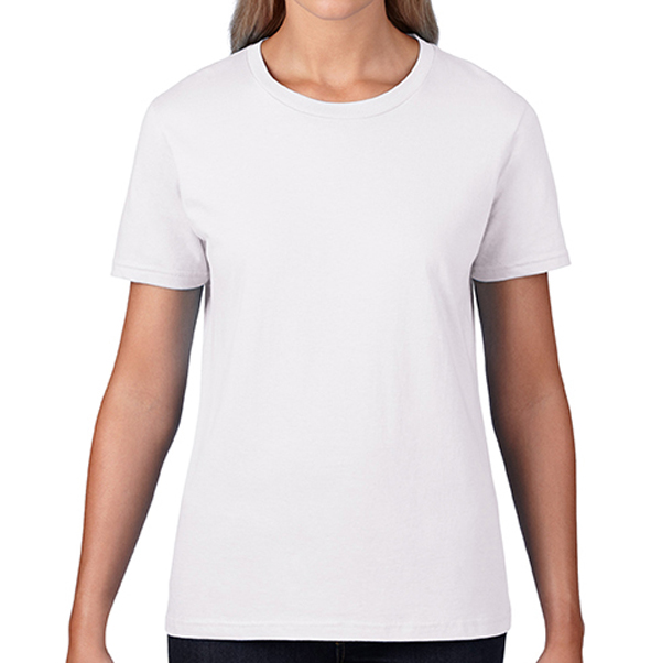 Frauen Fotoshirt aus Ringspun-Baumwolle