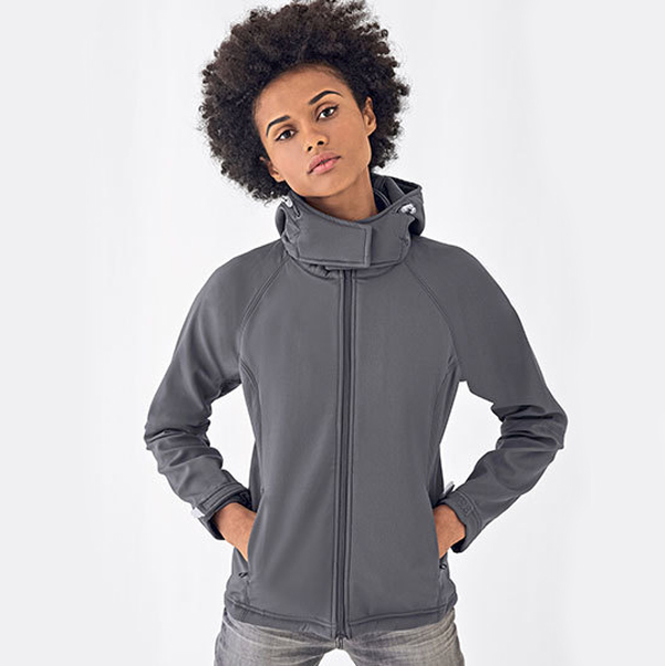Frauen Softshelljacke B&C bedrucken
