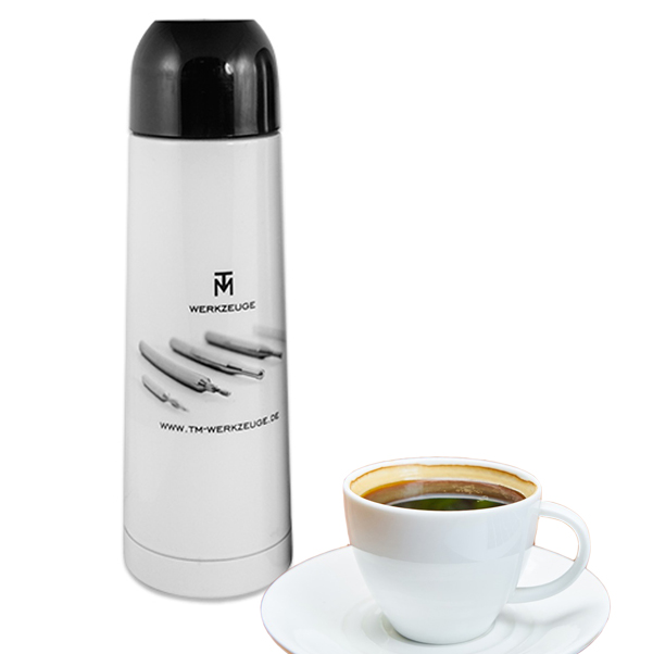 Thermoflasche 750 ml mit Foto