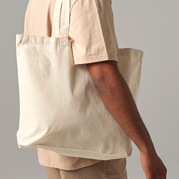 Recycelte Baumwolltasche XXL, 18 Liter