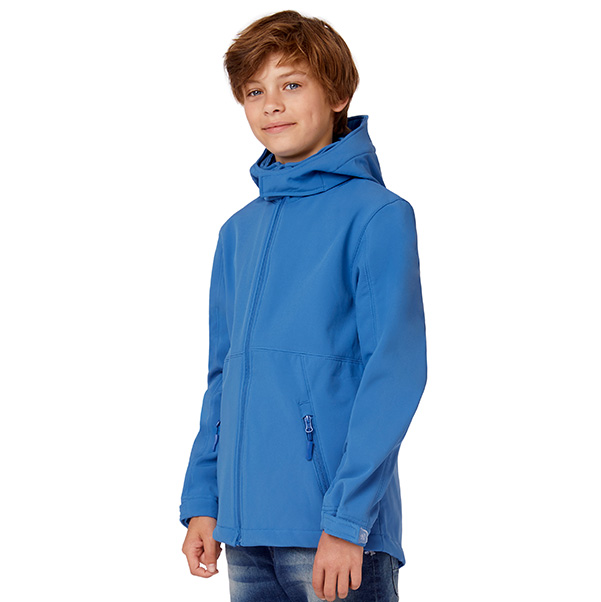 Kinder Softshelljacke B&C bedrucken