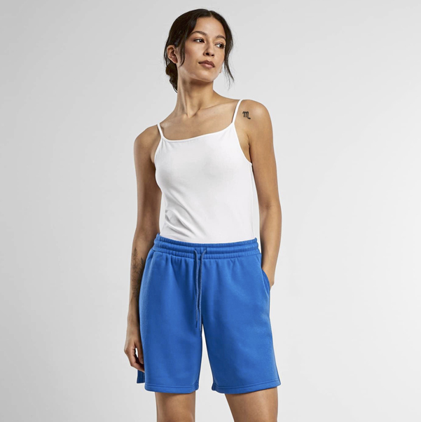 Damen Freizeitshorts mit hohem Bund zum Bedrucken