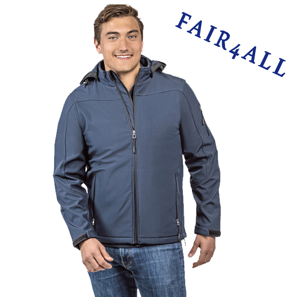 Softshelljacke HRM mit abnehmbarer Kapuze
