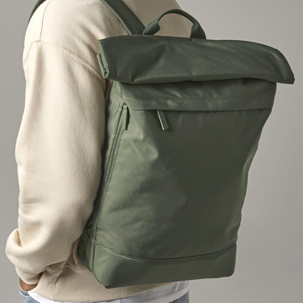 Minimal Rolltop-Rucksack, Laptopfach bis 15,6 Zoll