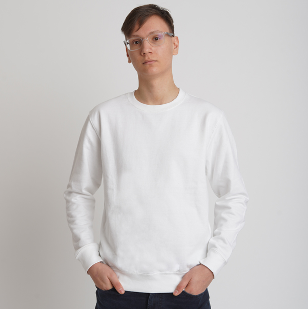 Rundhals Pullover zum Bedrucken