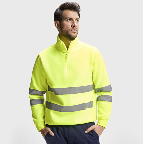 Warnschutz-Sweatshirt reflektierend bedrucken
