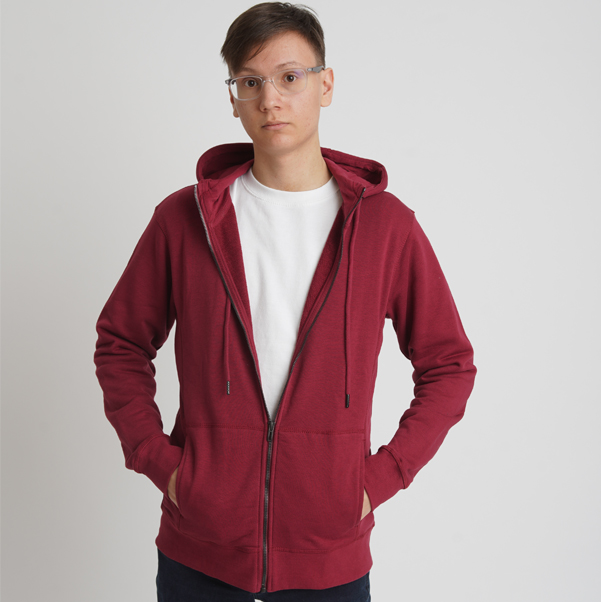 Männer Premium Hoodie mit Reißverschluss