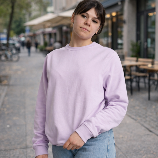 Frauen Pullover aus Baumwolle bedrucken