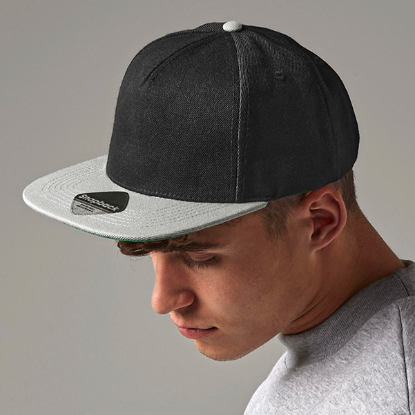 Original Flat Peak Snapback Cap bedrucken