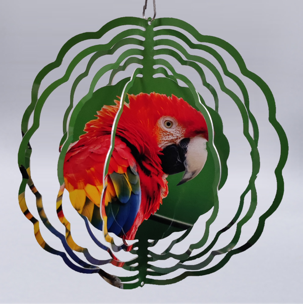 Windspiel mit beidseitigem Fotodruck