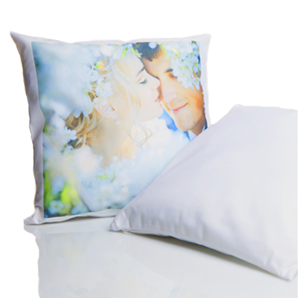 Fotokissen Weiß 35 × 35 cm beidseitig